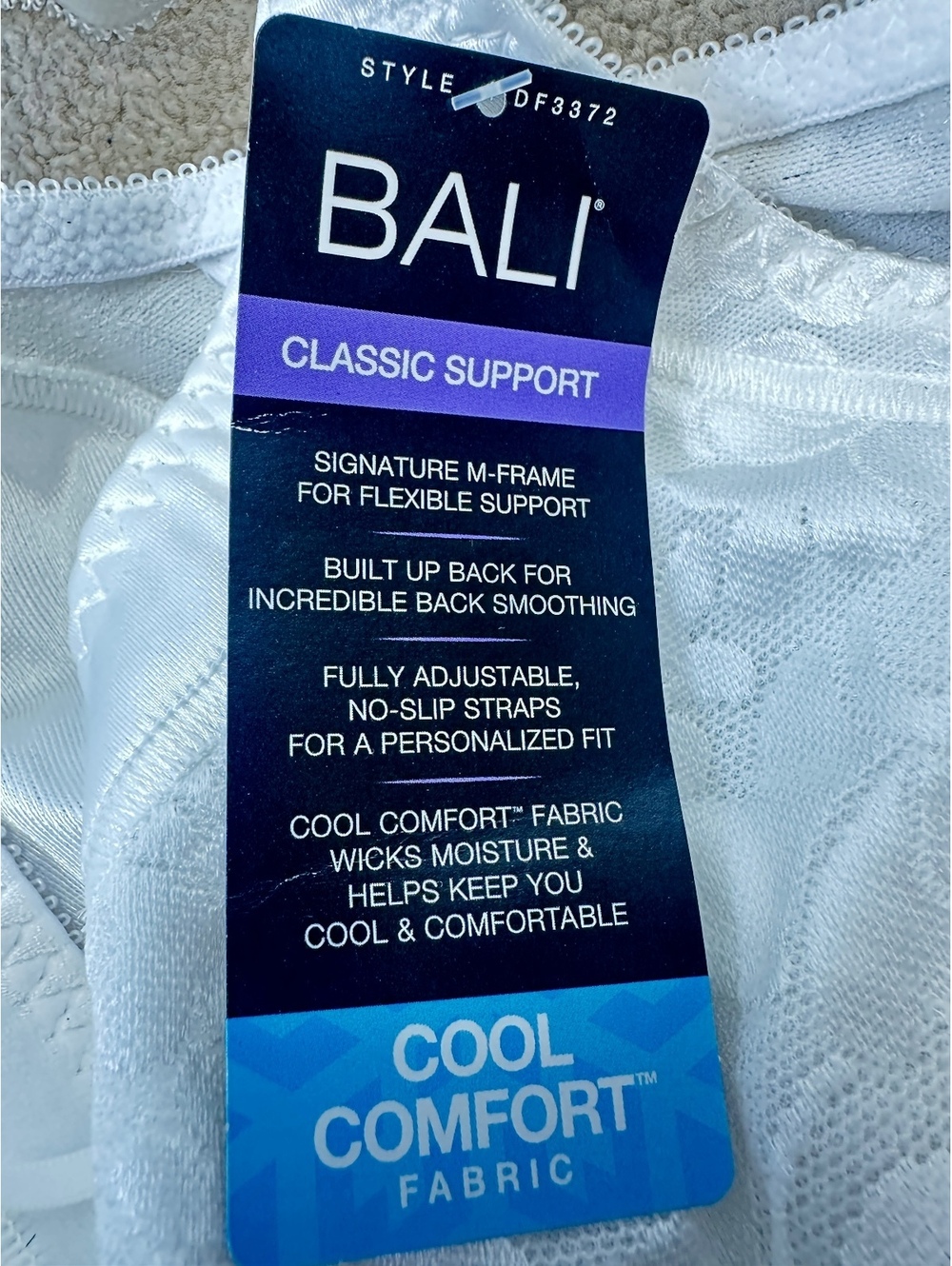 Four New Bali Bras 38C Wire Free Adjustable Strap Hook & Eye Back Cool Comfort - Picture 15 of 15
